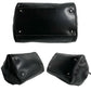 PRADA Handbag leather black PRADA logoMetal Women Used Authentic