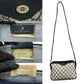 GUCCI Shoulder Bag leather Navy