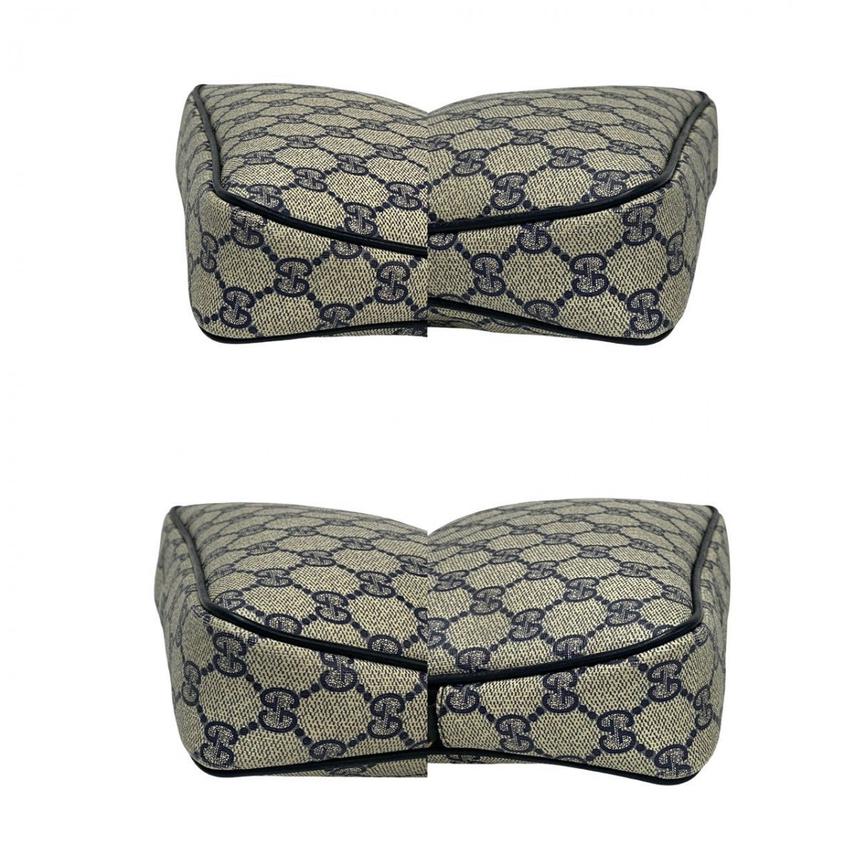 GUCCI Shoulder Bag leather Navy