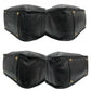 PRADA Shoulder Bag leather black Triangle Logo Metal mens Used Authentic