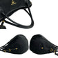 PRADA Tote Bag Nylon, Leather black PRADA logoMetal Women Used Authentic