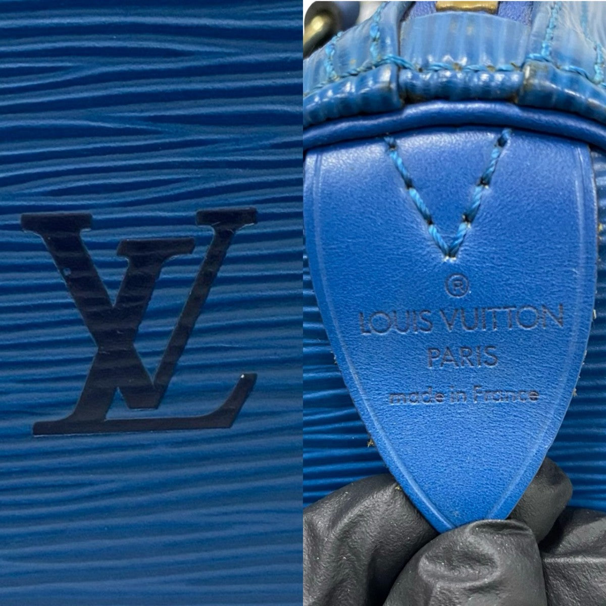 LOUIS VUITTON Handbag M43015 Epi Leather blue Epi Speedy 25