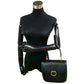 CELINE Handbag leather black