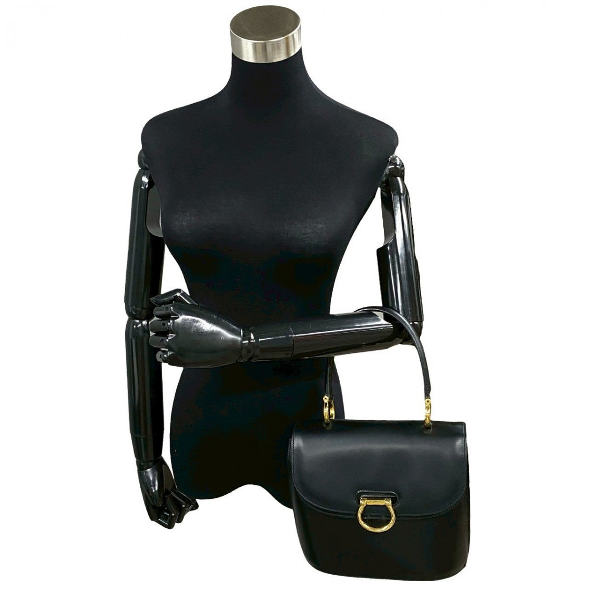 CELINE Handbag leather black