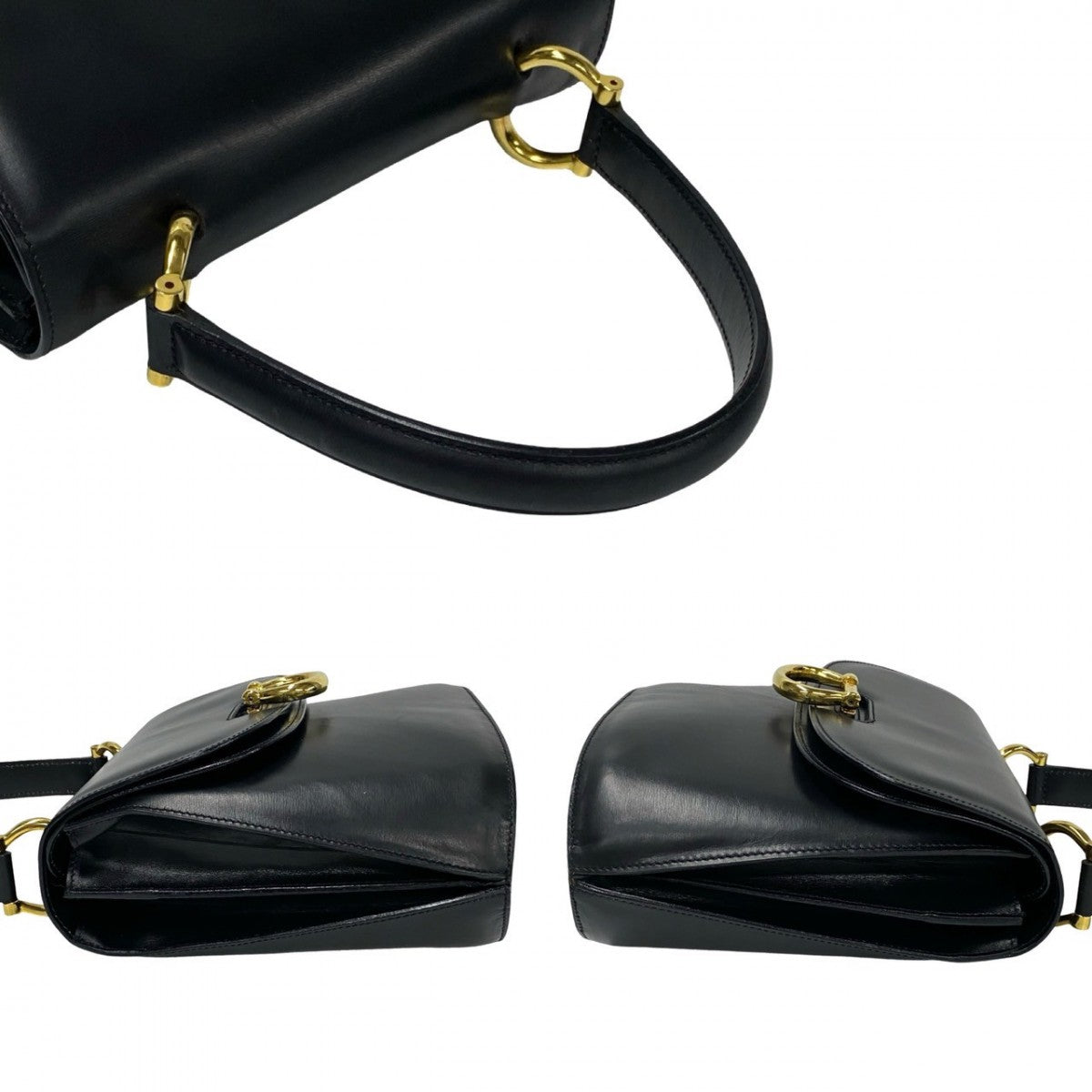 CELINE Handbag leather black