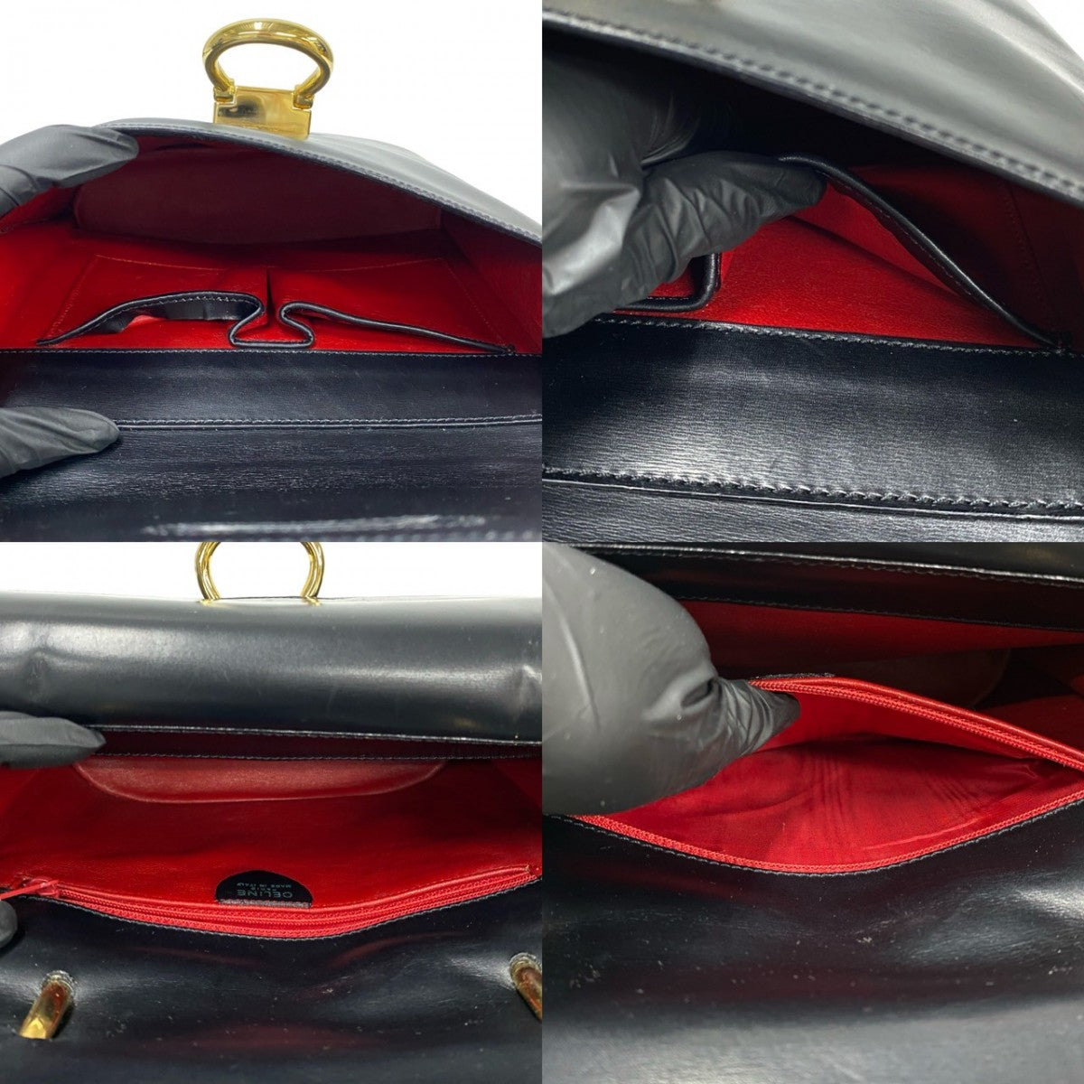 CELINE Handbag leather black