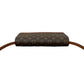 LOUIS VUITTON Shoulder Bag leather Brown Monogram Bordeaux