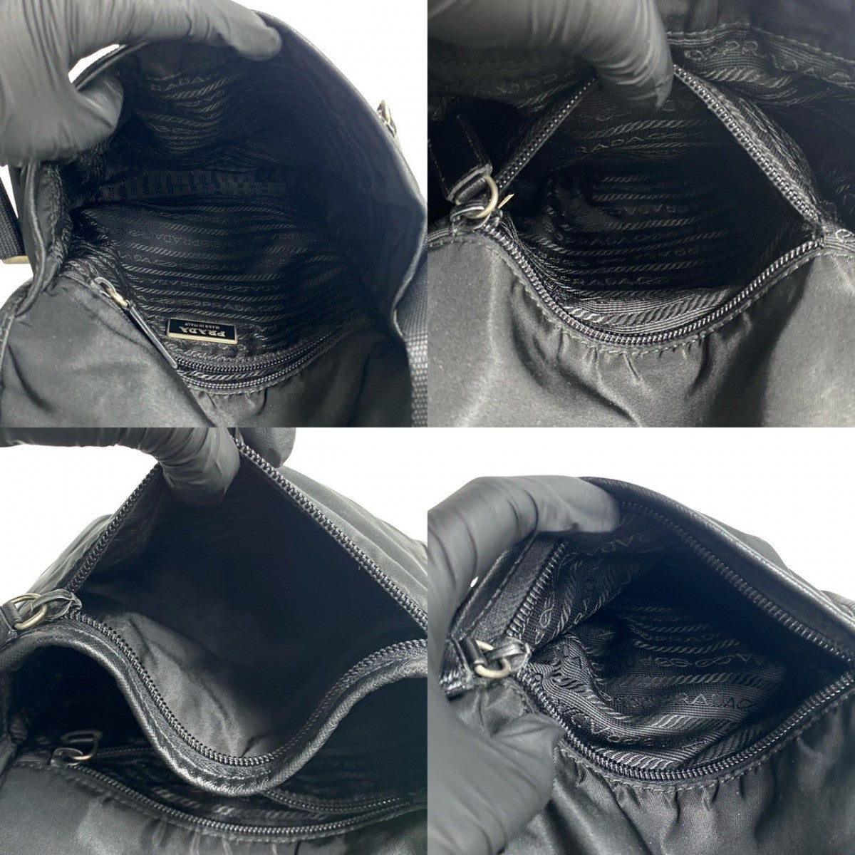 PRADA Shoulder Bag Nylon black