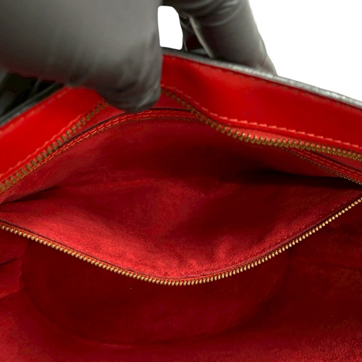 LOUIS VUITTON Tote Bag M52267 Epi Leather Red Epi Sunjack shopping Women Used Authentic