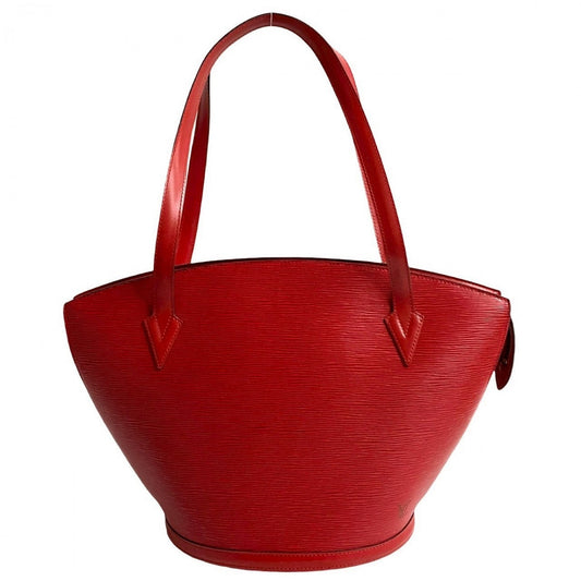 LOUIS VUITTON Tote Bag M52267 Epi Leather Red Epi Sunjack shopping Women Used Authentic