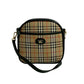 BURBERRY Shoulder Bag Canvas, Leather beige Nova Check Shadow Horse logo Women Used Authentic