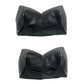 PRADA Handbag leather black PRADA logoMetal Women Used Authentic