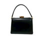 GUCCI Shoulder Bag leather black Bamboo Women Used Authentic