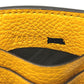 GUCCI Coin case 725550 leather yellow logo fragment case mens Used Authentic