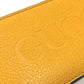 GUCCI Coin case 725550 leather yellow logo fragment case mens Used Authentic