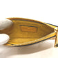 GUCCI Coin case 725550 leather yellow logo fragment case mens Used Authentic