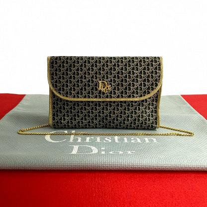 Dior Shoulder Bag canvas gold