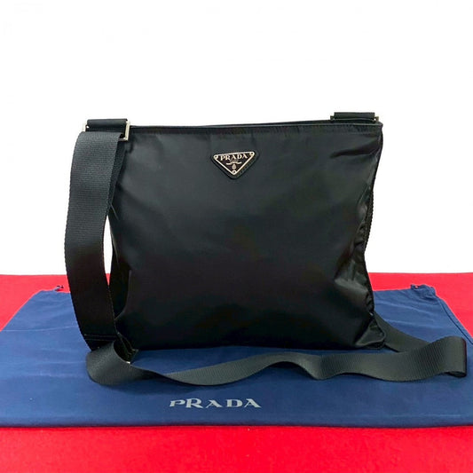 PRADA Shoulder Bag Nylon black