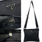 PRADA Shoulder Bag Nylon black