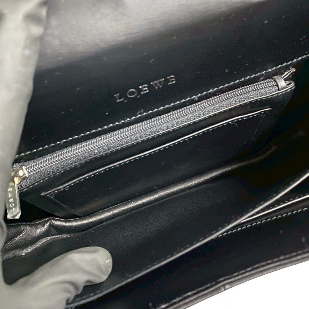 LOEWE Handbag leather black