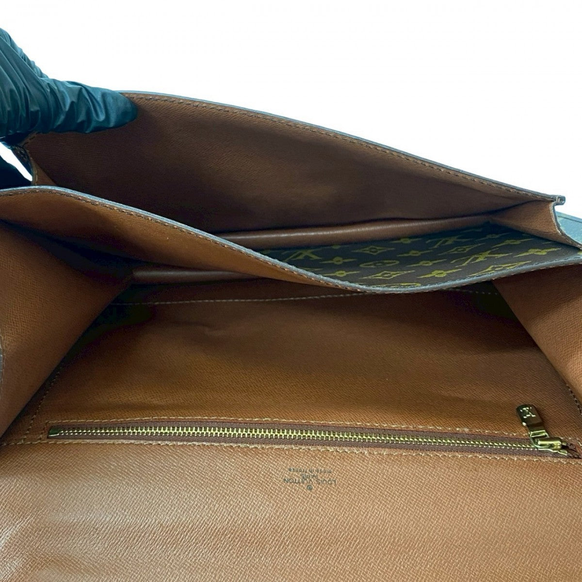 LOUIS VUITTON Shoulder Bag M51185 leather Brown Monogram Monceau28