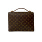 LOUIS VUITTON Shoulder Bag M51185 leather Brown Monogram Monceau28
