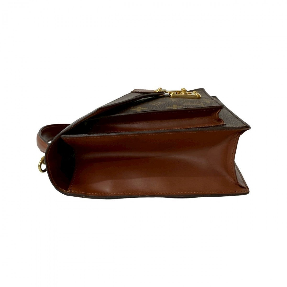 LOUIS VUITTON Shoulder Bag M51185 leather Brown Monogram Monceau28