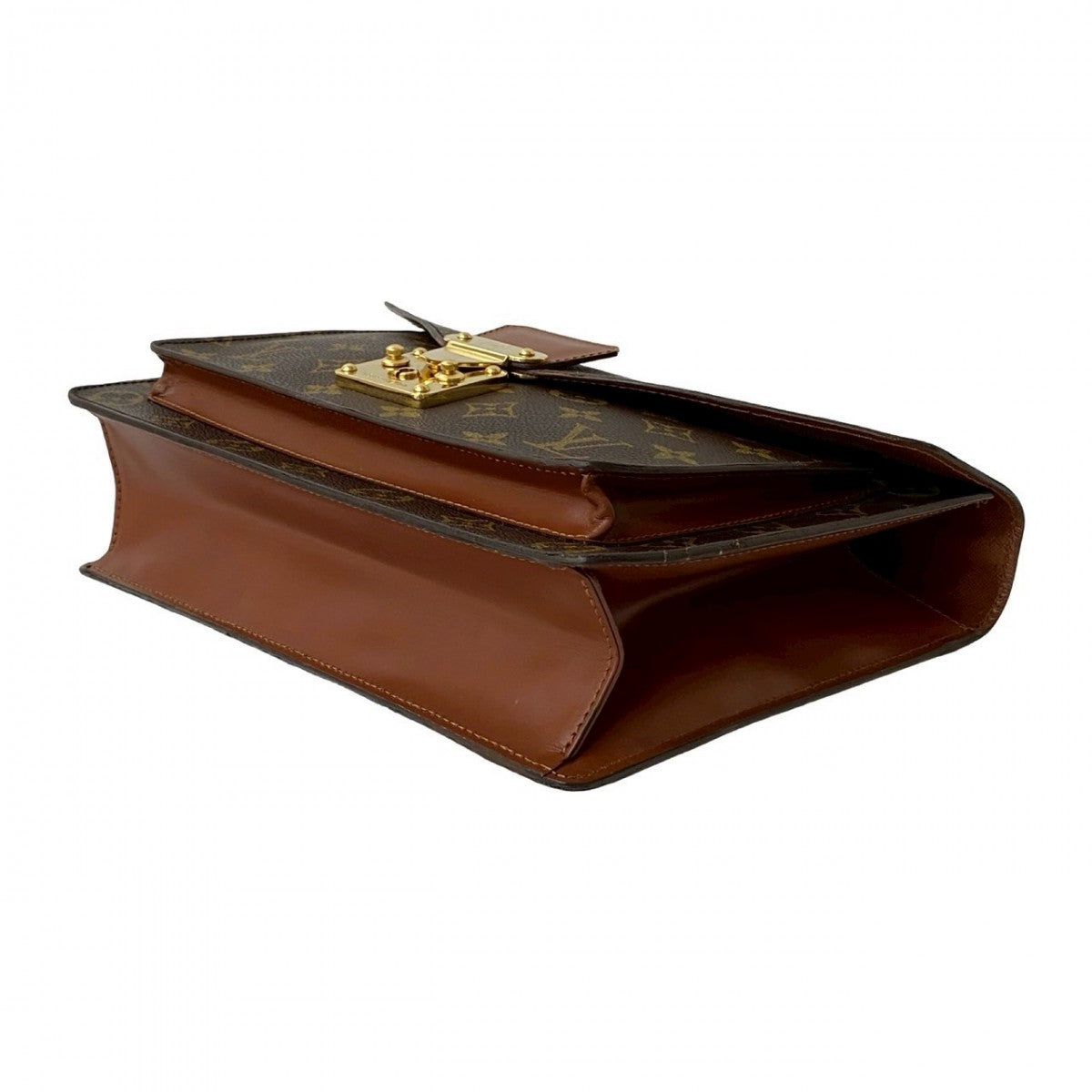 LOUIS VUITTON Shoulder Bag M51185 leather Brown Monogram Monceau28