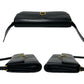 GUCCI Shoulder Bag leather black GG logoMetal Women Used Authentic