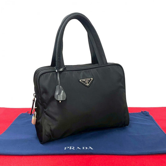 PRADA Handbag Nylon black