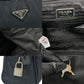 PRADA Handbag Nylon black