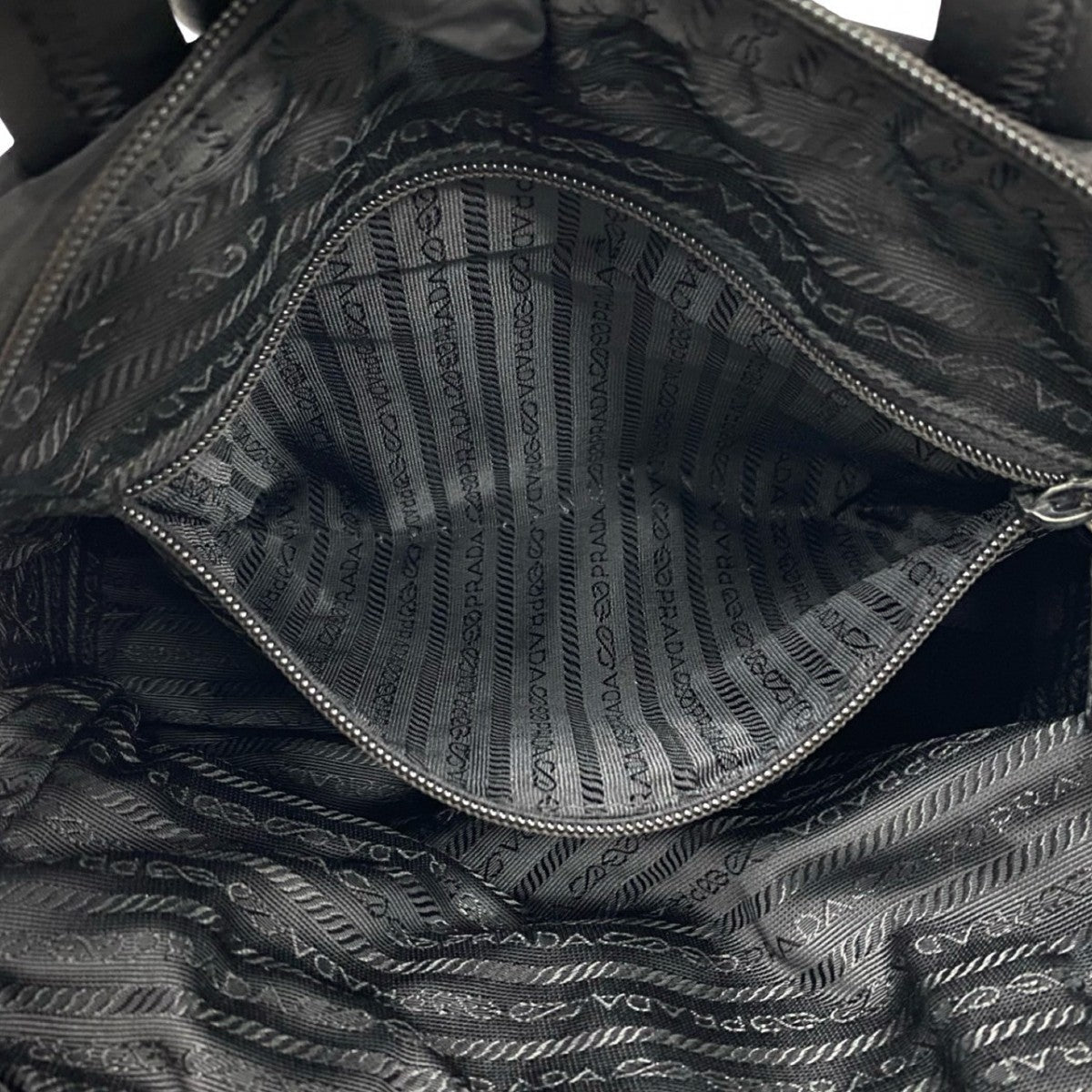 PRADA Handbag Nylon black