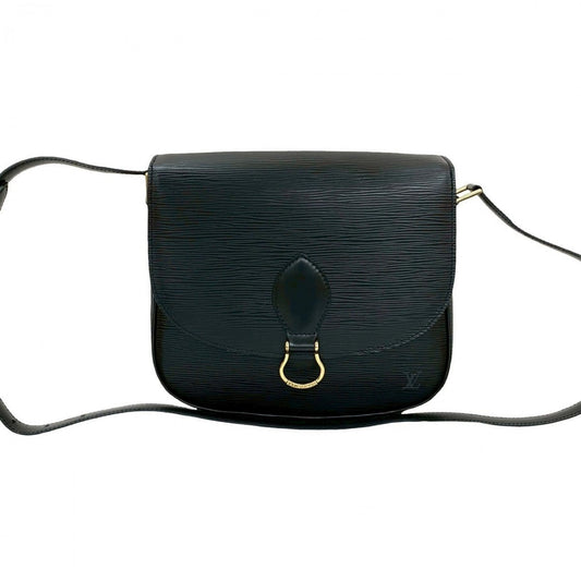 LOUIS VUITTON Shoulder Bag M52192 leather black Epi Saint-Cloud
