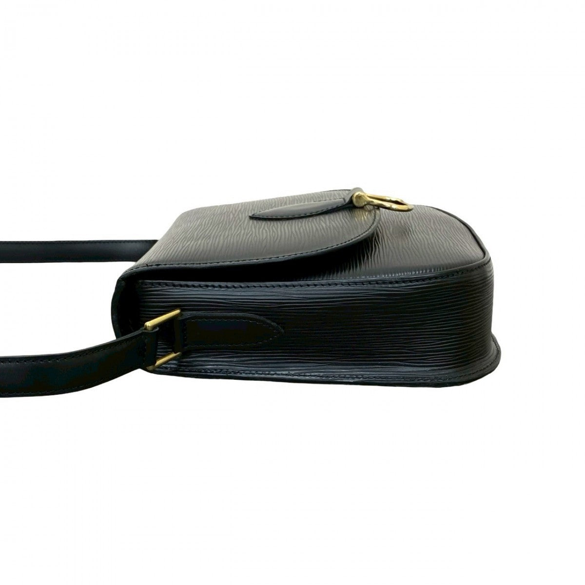 LOUIS VUITTON Shoulder Bag M52192 leather black Epi Saint-Cloud