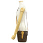 CELINE Shoulder Bag Leather, PVC Brown Macadam Blason Triomphe Pattern Medal Coin Motif Metal Women Used Authentic