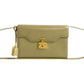 GUCCI Shoulder Bag Calfskin, Leather white Ready lock Women Used Authentic