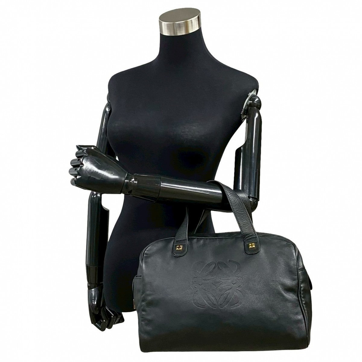 LOEWE Handbag leather black Americana 28
