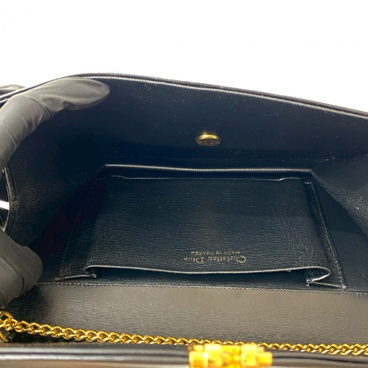 Dior Shoulder Bag leather black