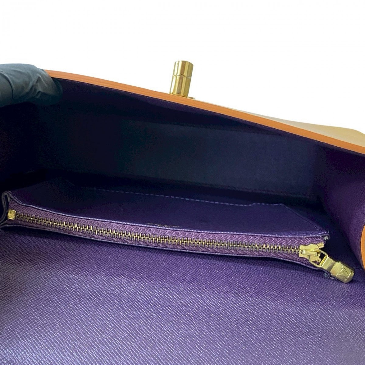 LOUIS VUITTON Handbag M52379 Epi Leather yellow Epi Malesherbes