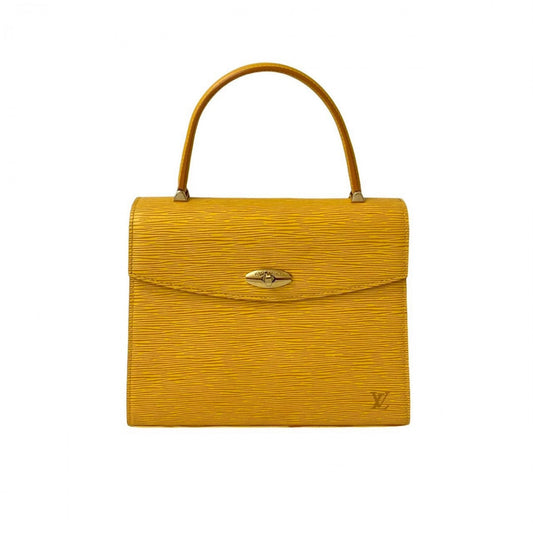 LOUIS VUITTON Handbag M52379 Epi Leather yellow Epi Malesherbes