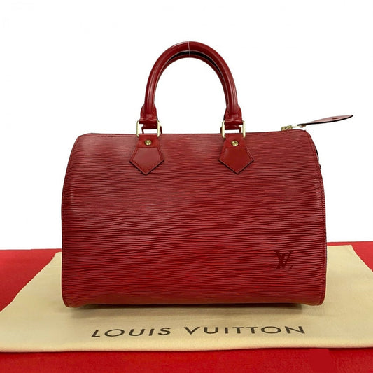 LOUIS VUITTON Handbag M43017 leather Red Epi Speedy 25