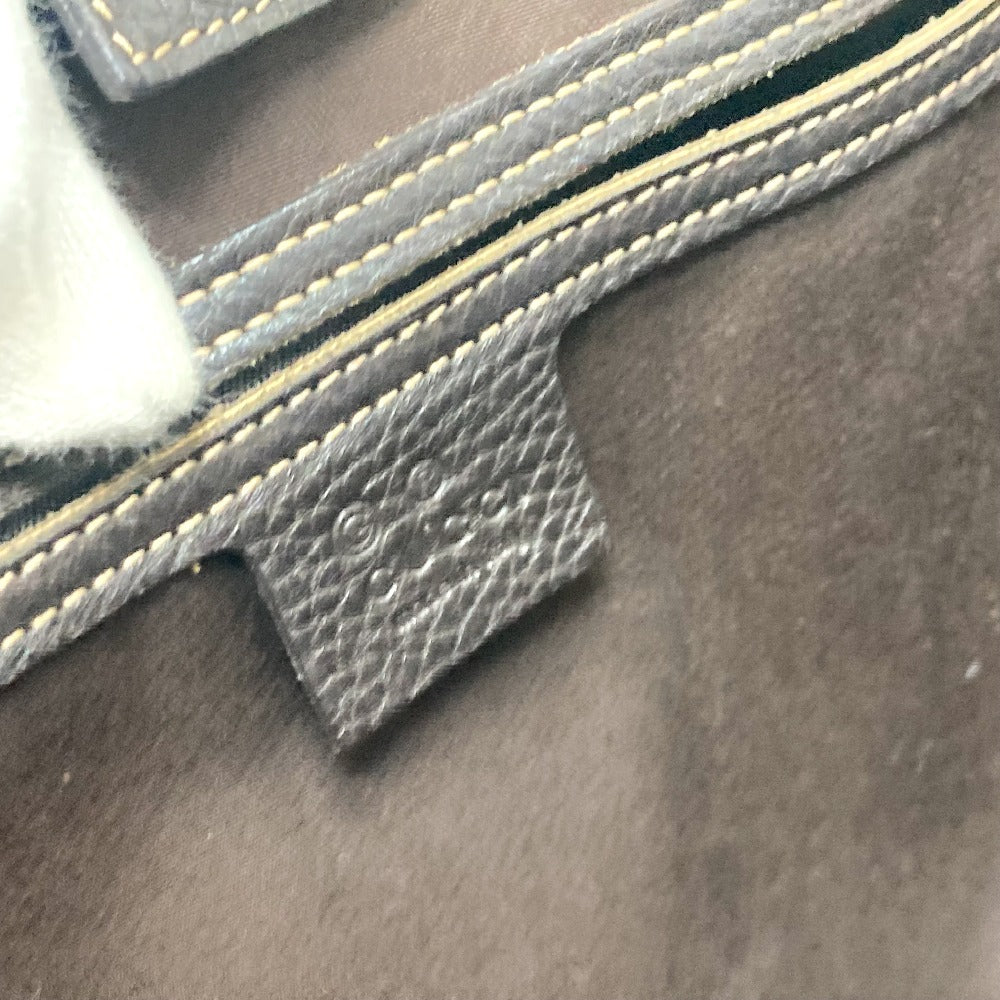 GUCCI Tote Bag 265695 Leather / coated canvas beige GG crystal