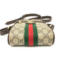 GUCCI Shoulder Bag 598127 GG Supreme Canvas Brown GG Supreme Ophidia