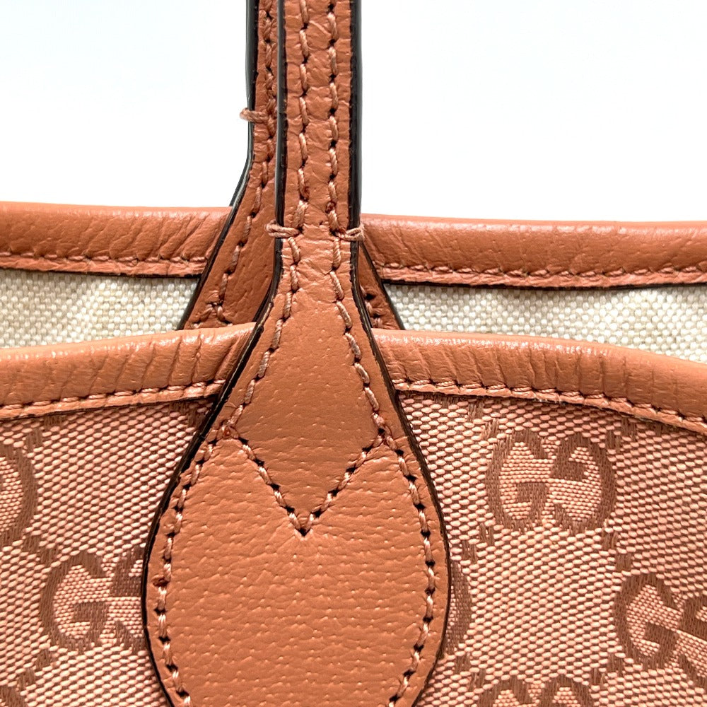 GUCCI Tote Bag 742102 GG canvas pink GG Canvas Ophidia GG Small