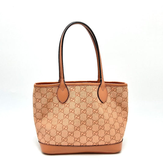 GUCCI Tote Bag 742102 GG canvas pink GG Canvas Ophidia GG Small