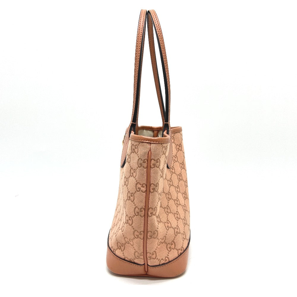 GUCCI Tote Bag 742102 GG canvas pink GG Canvas Ophidia GG Small