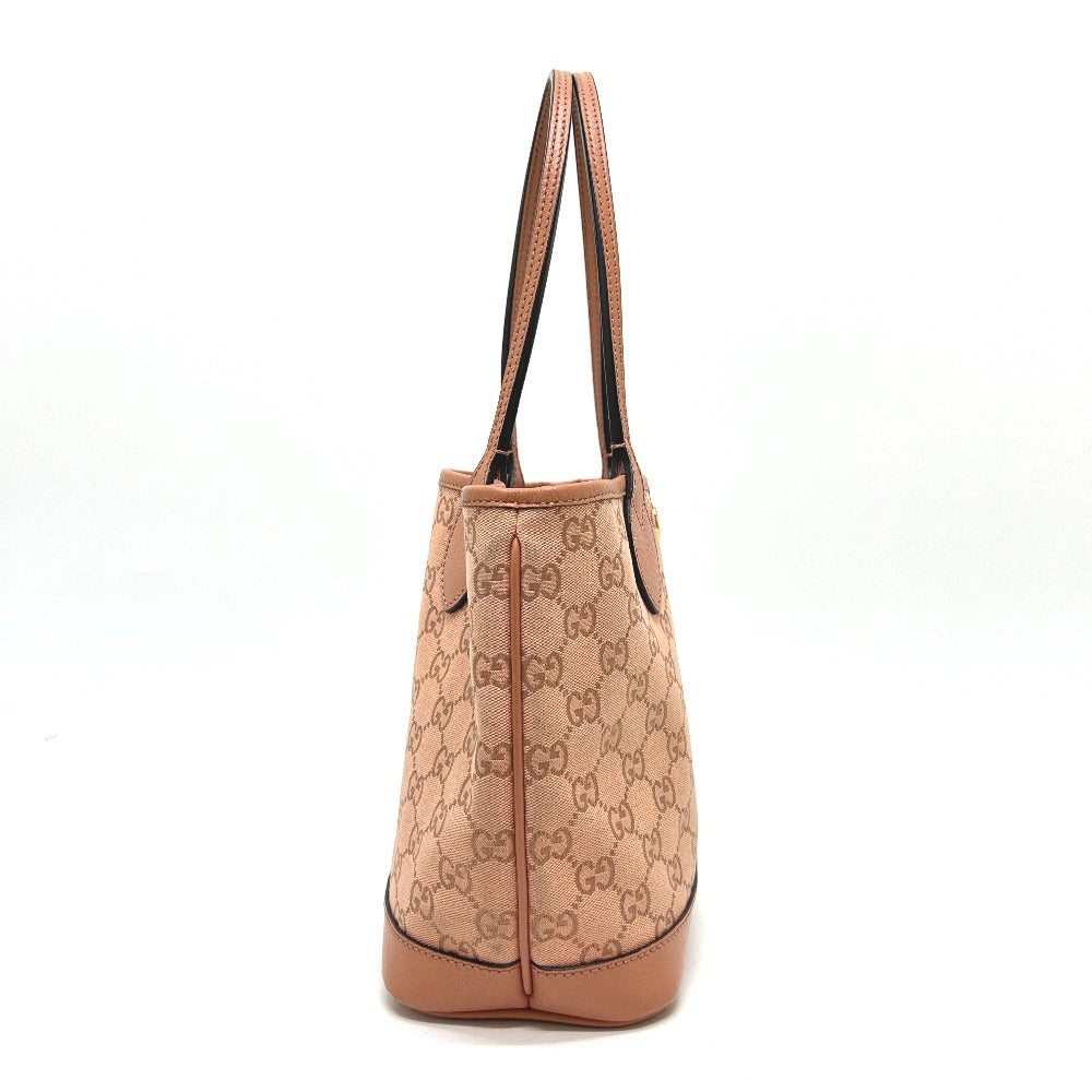 GUCCI Tote Bag 742102 GG canvas pink GG Canvas Ophidia GG Small