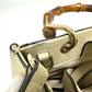 GUCCI Handbag 368823 leather white logo Women Used Authentic