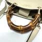 GUCCI Handbag 368823 leather white logo Women Used Authentic