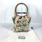 GUCCI Handbag 140203 canvas multicolor Flora Bamboo Floral Flower